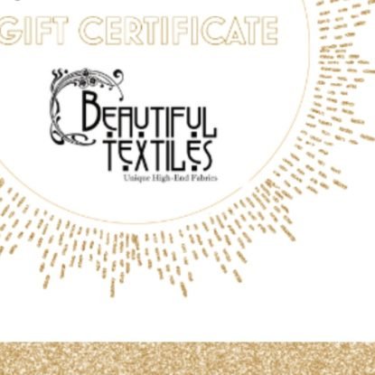 Beautiful Textiles Gift Certificate image