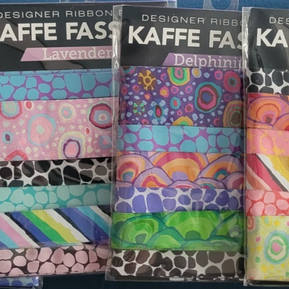 Kaffe Fassett - New Designer Ribbon Packs by Renaissance Ribbons - 4 Colors!