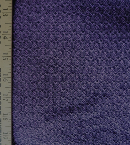 Purple & Black Figured Textured Cotton Suiting - Unique, Fab! LAST ONE! - Image 3