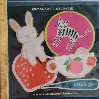 Ruby Star Society Set of 5 Woven Iron-On/Sew-On Patches - So Cute!