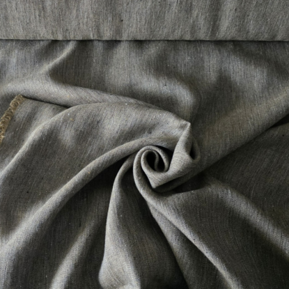 Tawny Flecked Lightweight Linen - Garments - Italian Designer Overstock!