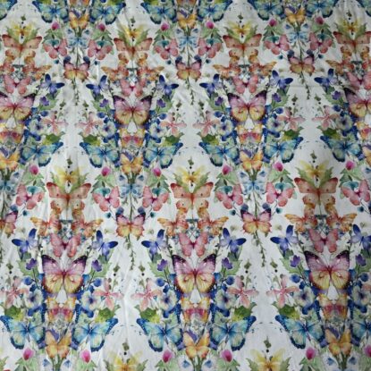 Butterfly Fantasy Bouquets Print Cotton Shirting/Quilting by Jason Yenter