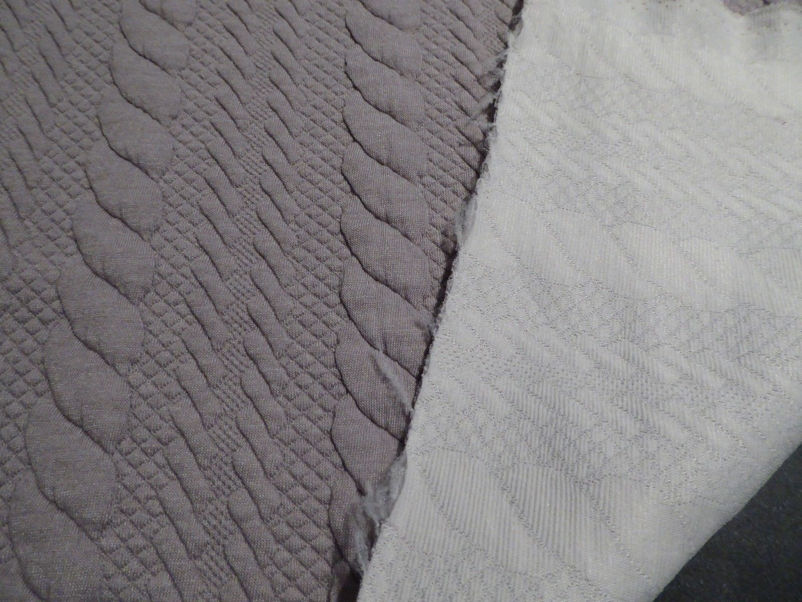 quilted knit fabric