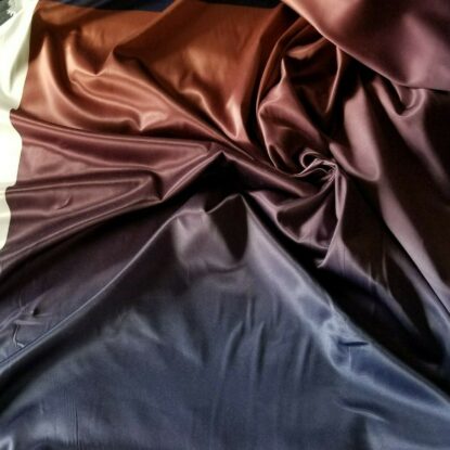 STUNNING! Navy-Bronze Ombre Panel - Satin Face, Cotton Back!!! Italian! WOW!