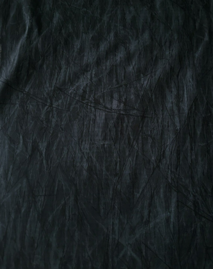 Black & Dark Gray 'Fractured'-Look Cotton Shirting - Fantastic Ground Texture! - Image 4