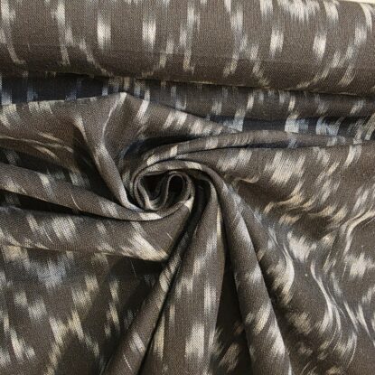 Black & White Ikat Diamonds Cotton - Soft, Light, Summery!