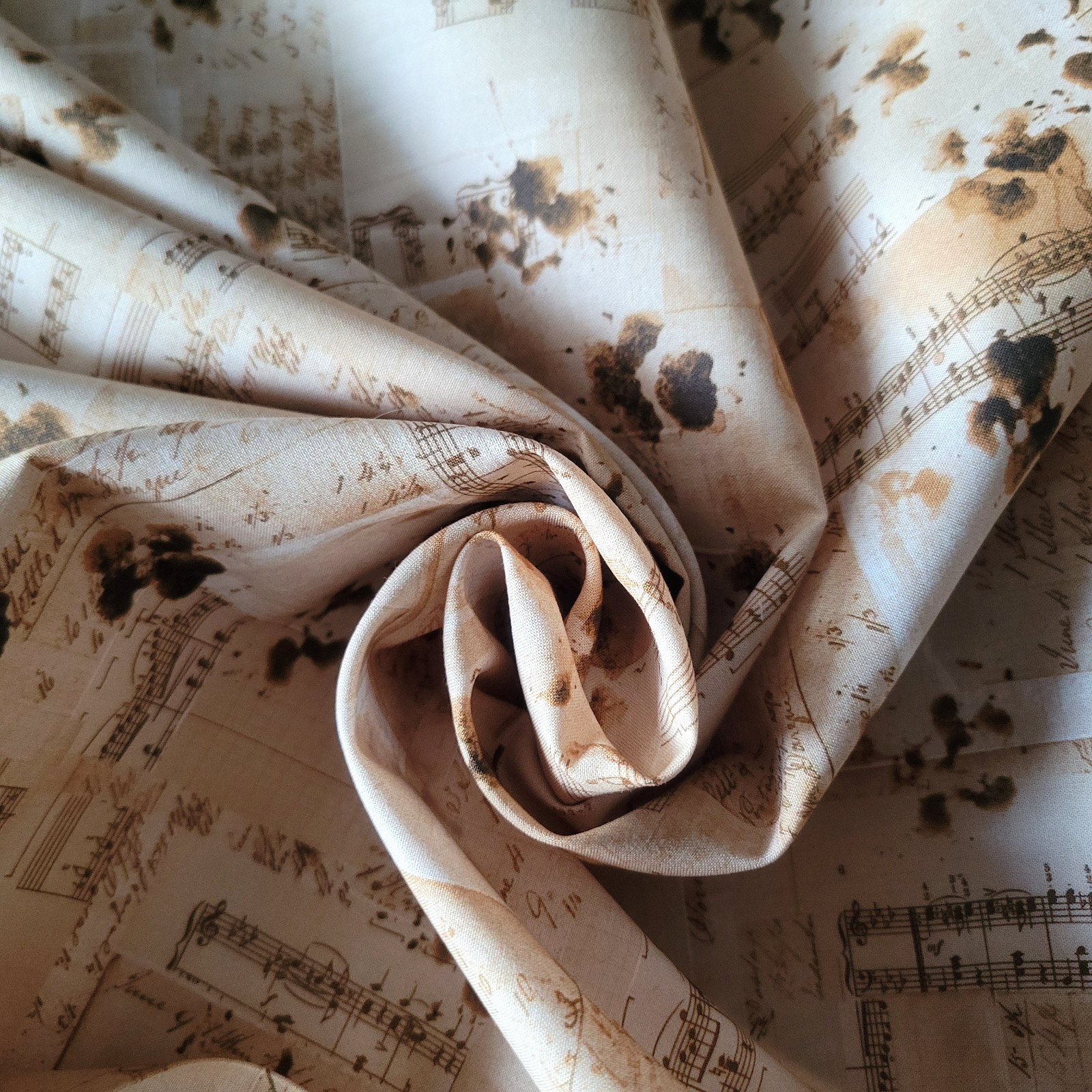 Dark Sienna, Tan, Caramel Paw Prints on Music Collage - Best Friends Collection - Image 3