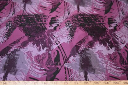 Mauve, Black, Gray, Abstract Satin Jacquard Damask -For Ties, Vests, etc. - Image 3