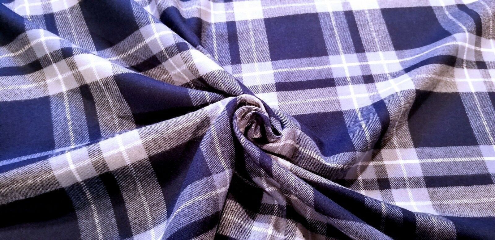 Tartan cotton 'flannel