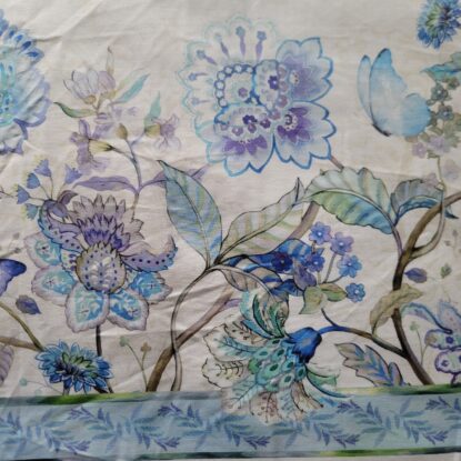 Blues Watercolor Floral Branches Border Bands - Daydreams by Jason Yenter