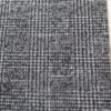 Black and White Tweedy Glen Plaid Wool-Blend Suiting