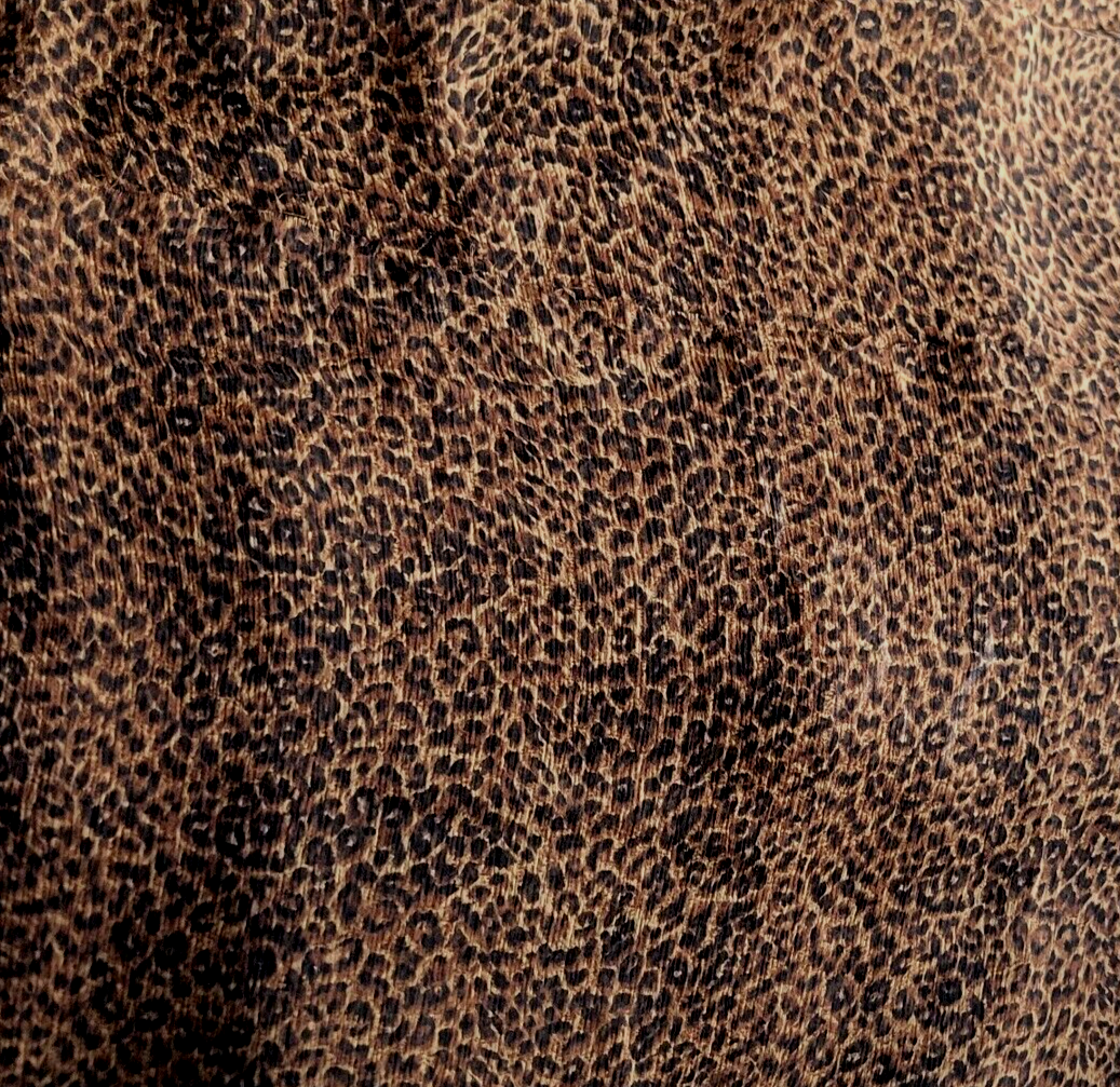 Brown & Black Leopard Print Silk Chiffon - Gorgeous, Light, Floaty! - Image 3