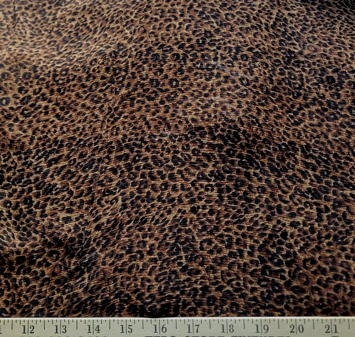 Brown & Black Leopard Print Silk Chiffon - Gorgeous, Light, Floaty! - Image 4