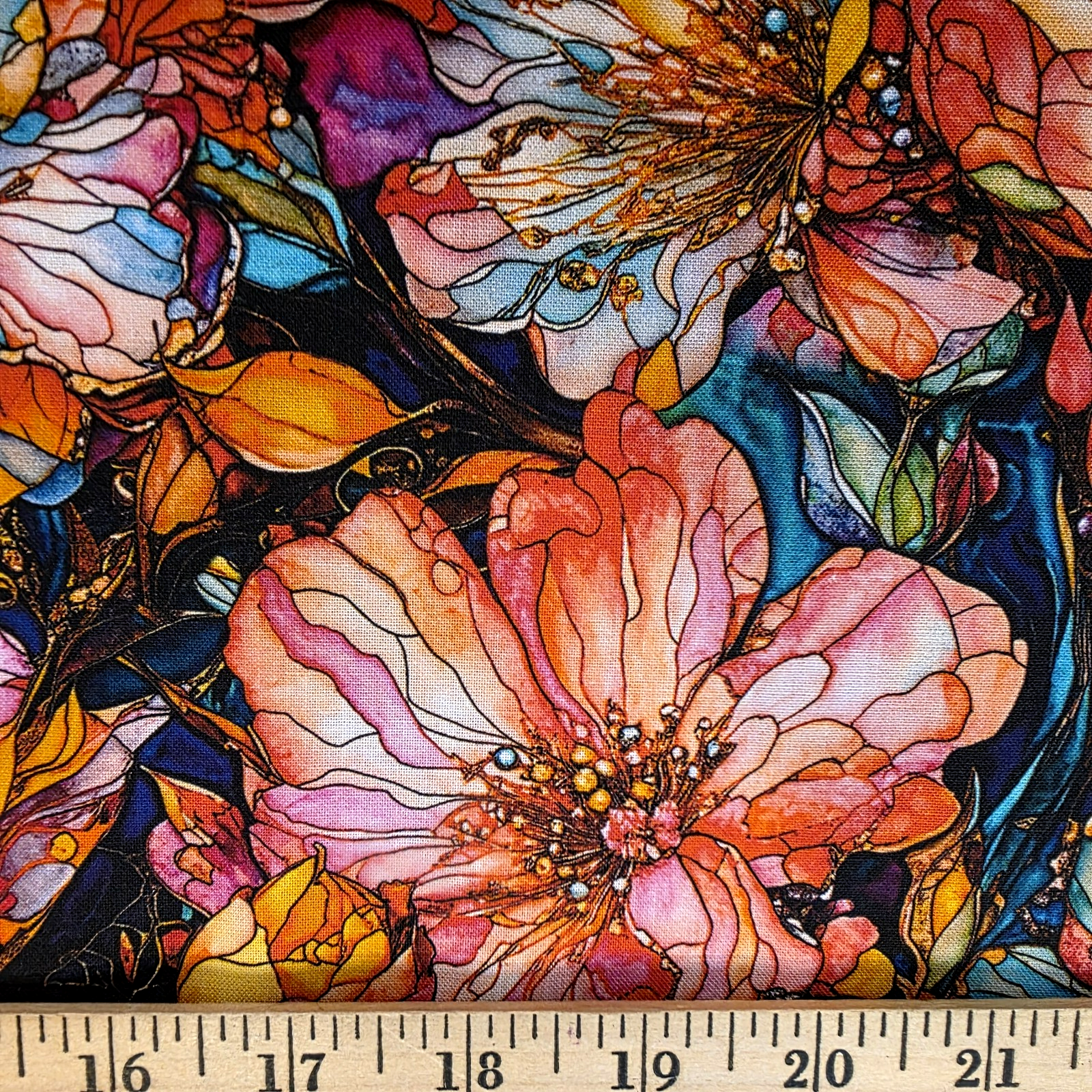 "Flight of Beauty" from 'Radiant Meadow' Gorgeous Cotton Shirting from Camelot - Image 3
