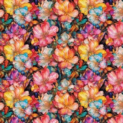 "Flight of Beauty" from 'Radiant Meadow' Gorgeous Cotton Shirting from Camelot