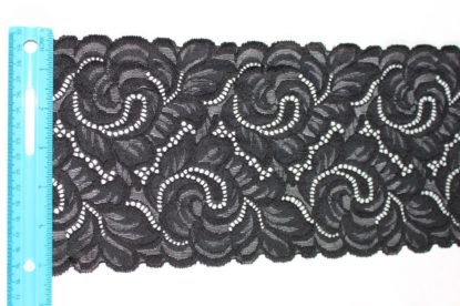 wide black lace trim