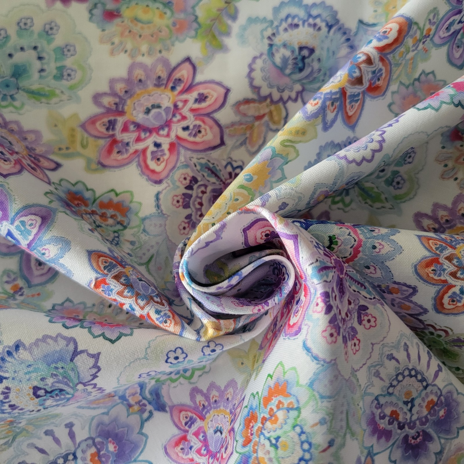 Multi Watercolor Tossed Flower Heads - Daydreams by Jason Yenter - Image 4