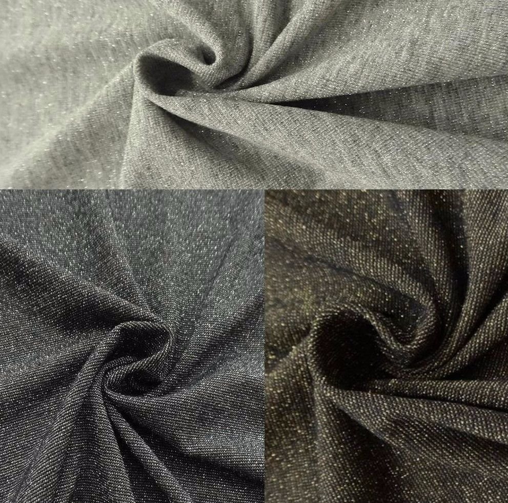 Metallic Knit! Rayon/Lycra Knits in 3 Colors!! - Beautiful Textiles