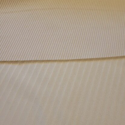 Cream Defined WIDE Diagonal Rib Italian Wool Suiting - Soft, Classic, Elegant! - Image 5