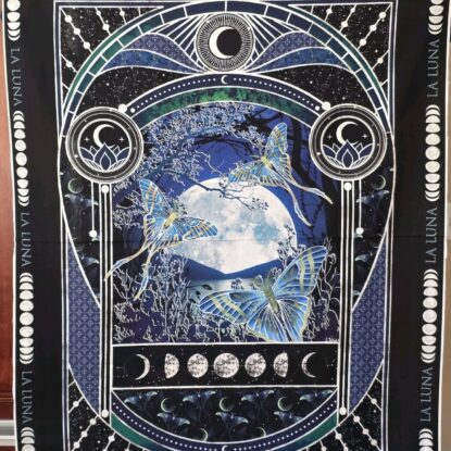 La Luna - Luna Moth & Moons Large Panel Print by Jason Yenter In The Beginning