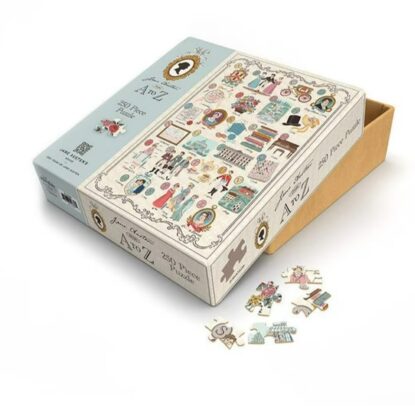 Official Jane Austen A to Z - 250 Piece Jigsaw Puzzle - 12"x18" - Riley Blake