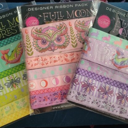 Tula Pink "Full Moon Forest II" Designer Ribbon Pack by Renaissance Ribbons