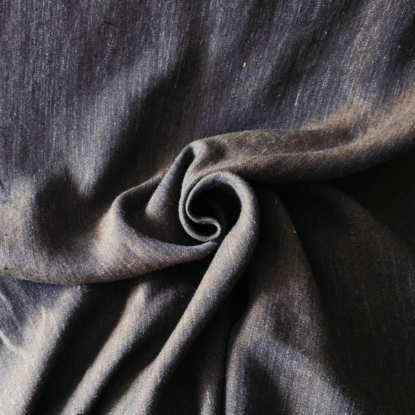 Bronzey Brown Flecked Lightweight Linen - Garments - Italian Designer Overstock!