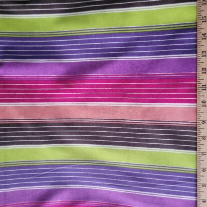 Colorful Wide Lengthwise Pinstriped-Stripe Cotton Shirting from Japan - Image 4