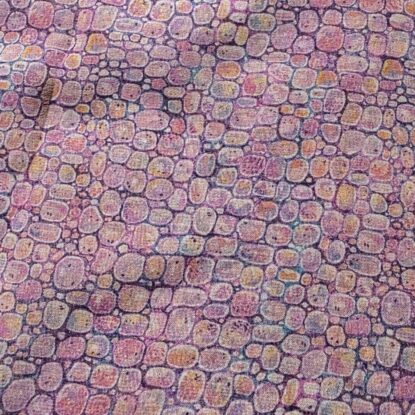 Liberty of London SILK CHIFFON - "Morris"  Pebble Print in Pink