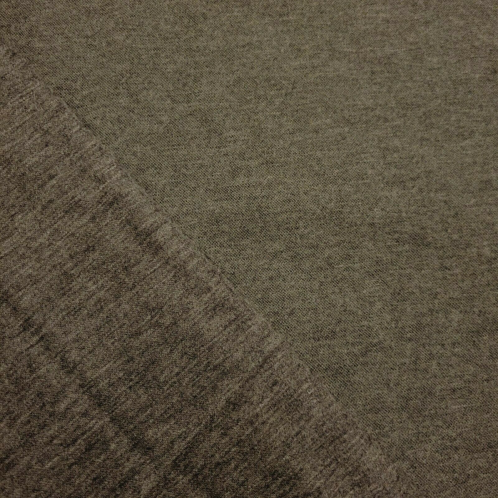 REVERSIBLE Heathered Gray Wool Knit - Lightly Brushed, Soft and Light ...