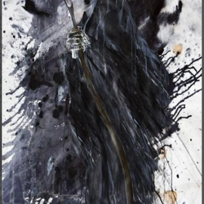 Seamripping Specter Cotton Panel, Haunted Sewing "Amok" by Northcott