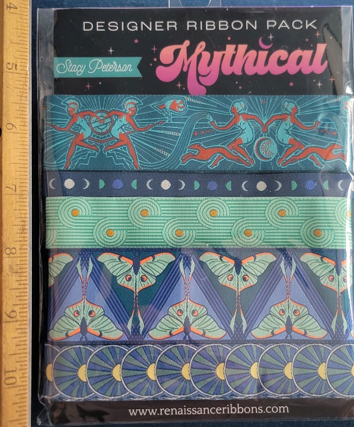 Stacy Peterson "Mythical" New Designer Ribbon Pack by Renaissance Ribbons