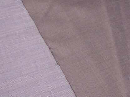 Very Fine Italian Pure Wool Suiting - Gray and Brown REVERSIBLE Plain Suiting!!