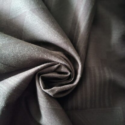 Very Subtle Green on Black Art Deco REVERSIBLE Cotton/Rayon Lawn from Japan - Image 5